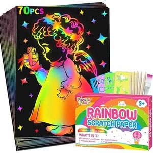 SCRATCH PAPER GIFTS FOR KIDS SET 70 PC